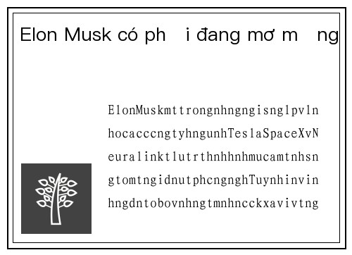 Elon Musk có phải đang mơ mộng