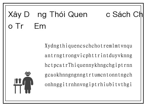 Xây Dựng Thói Quen Đọc Sách Cho Trẻ Em